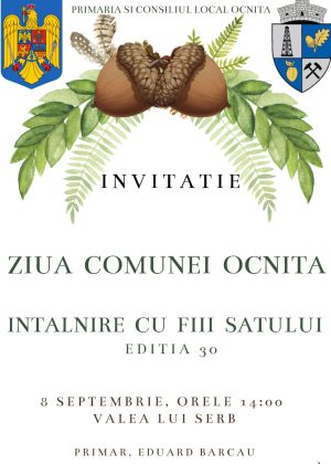 Read more about the article Întâlnire cu fiii satului, vineri, la Ocnița