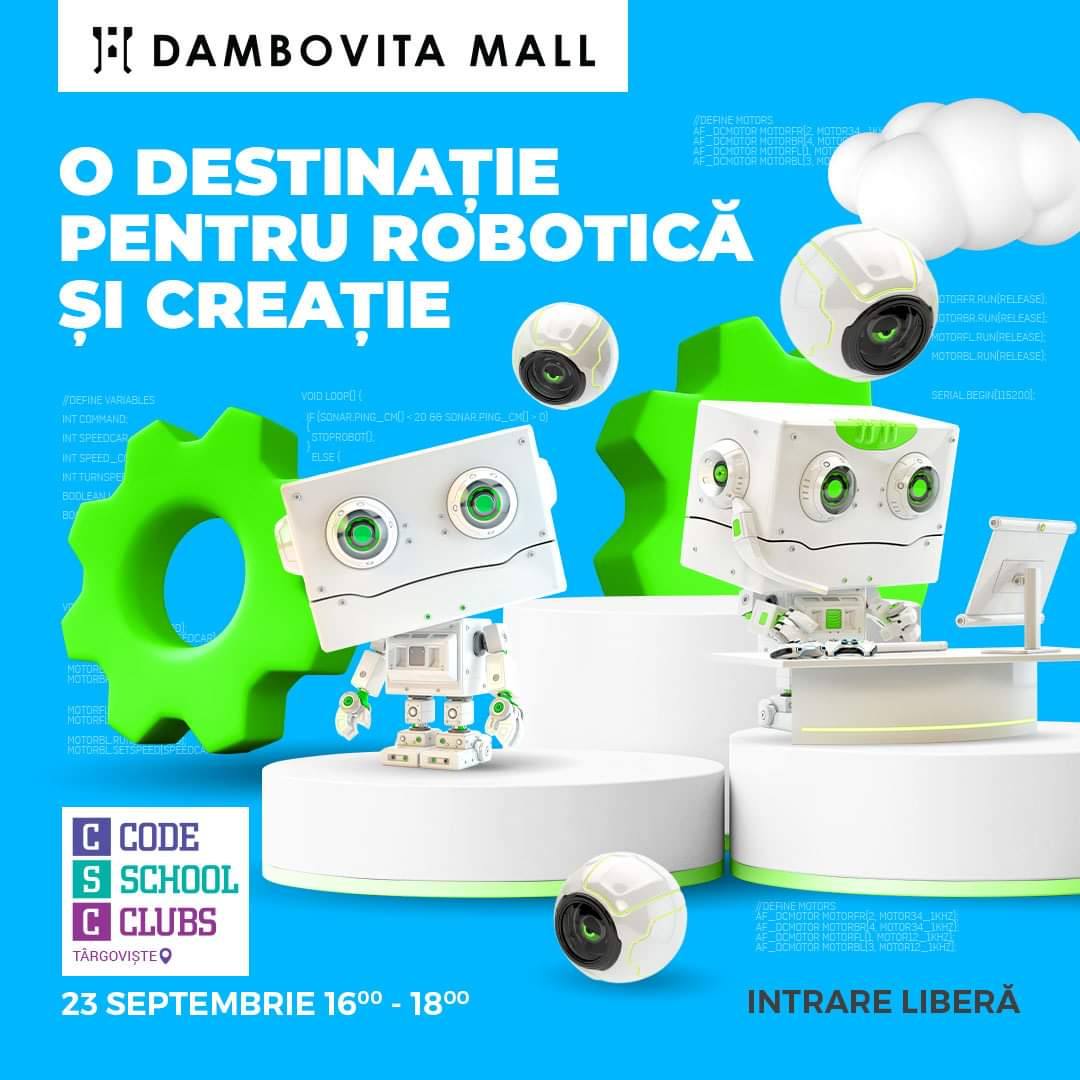 You are currently viewing În acest weekend, cei mici sunt invitați la Dâmbovița Mall, la o aventură robotică