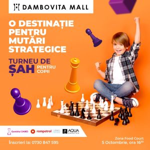 Read more about the article Ziua Mondială a Educației, marcată la Dâmbovița Mall prin Turneul de Șah pentru copii „România 3000”