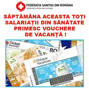Read more about the article SANITAS DÂMBOVIȚA: Până la finalul săptămânii, salariații din Sănătate vor avea banii pe card pentru voucherele de vacanță