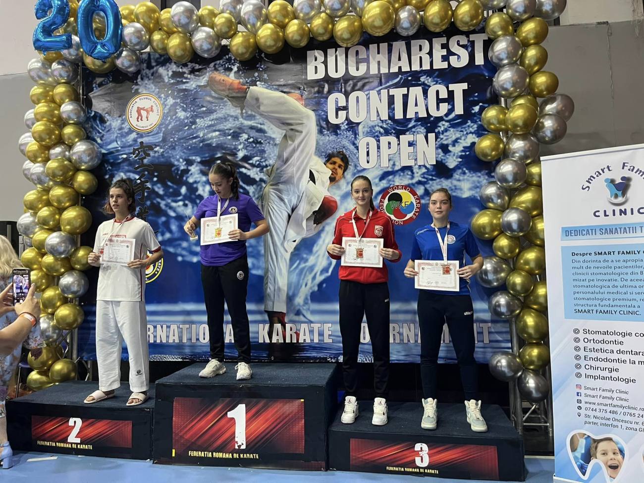 You are currently viewing Patru karateka de la CS Târgoviște, pe podium la Cupa Contact Open