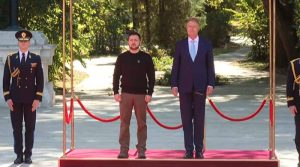 Read more about the article Volodimir Zelenski a fost primit de președintele Klaus Iohannis, la Palatul Cotroceni