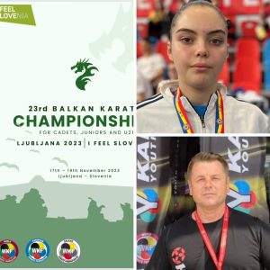 Read more about the article Târgovișteanca Ștefania Huiu reprezintă România la Campionatele Balcanice de Karate WKF pentru juniori, cadeți și U21
