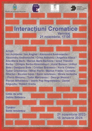 Read more about the article „Interacțiuni cromatice” – Expoziţie de pictură cu intrare gratuită la Cinema Independența