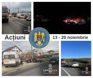 Read more about the article Echipajele ISU Dâmbovița au intervenit în peste 220 de incidente în ultima săptămână