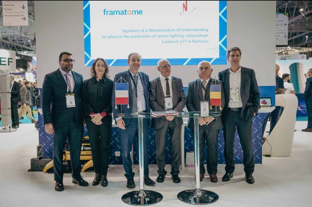 You are currently viewing SN Nuclearelectrica SA și Framatome semnează un acord pentru a avansa producția în România a radioizotopului Lutetium-177, folosit pentru combaterea cancerului