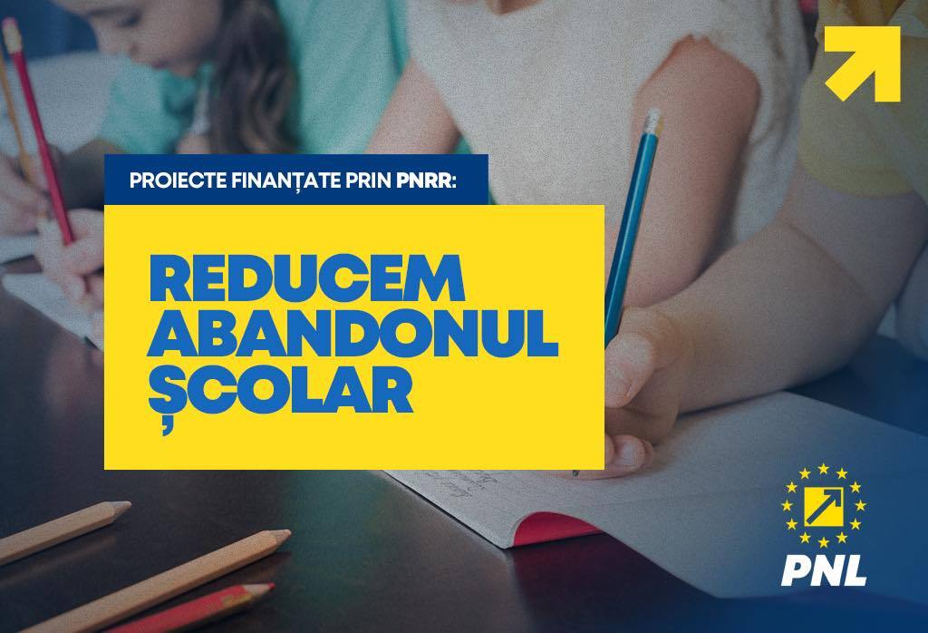You are currently viewing PNL Dâmbovița: Ministerul Educației demarează un program național finanțat prin PNRR pentru descurajarea abandonului școlar