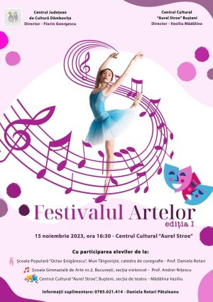 Read more about the article Clasa de coregrafie a Școlii Populare de Arte ”Octav Enigărescu” va participa, mâine la Festivalul Artelor, ediția I