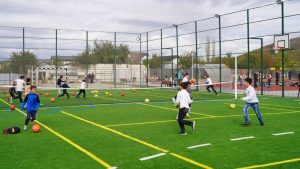 Read more about the article Teren multisport, inaugurat, astăzi, în comuna Doicești
