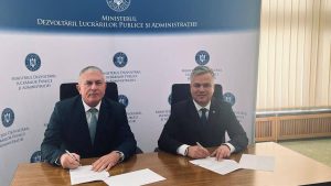 Read more about the article Contract de 1,5 milioane Euro, pentru reabilitarea mai multor străzi din Găești, semnat, astăzi, la Ministerul Dezvoltării