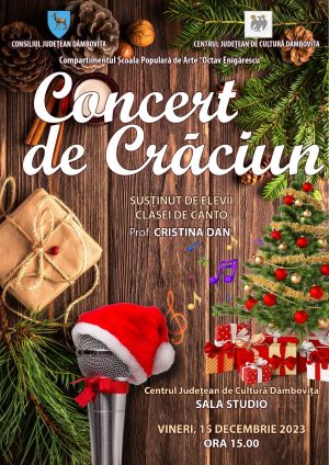 Read more about the article Concert de Crăciun la Școala Populară de Arte din Târgovişte