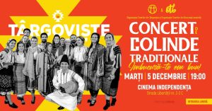 Read more about the article Concertul de colinde tradiționale, cu intrare liberă, marți, la Cinema Independența