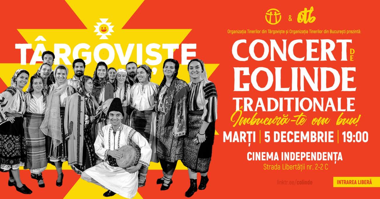 You are currently viewing Concertul de colinde tradiționale, cu intrare liberă, marți, la Cinema Independența