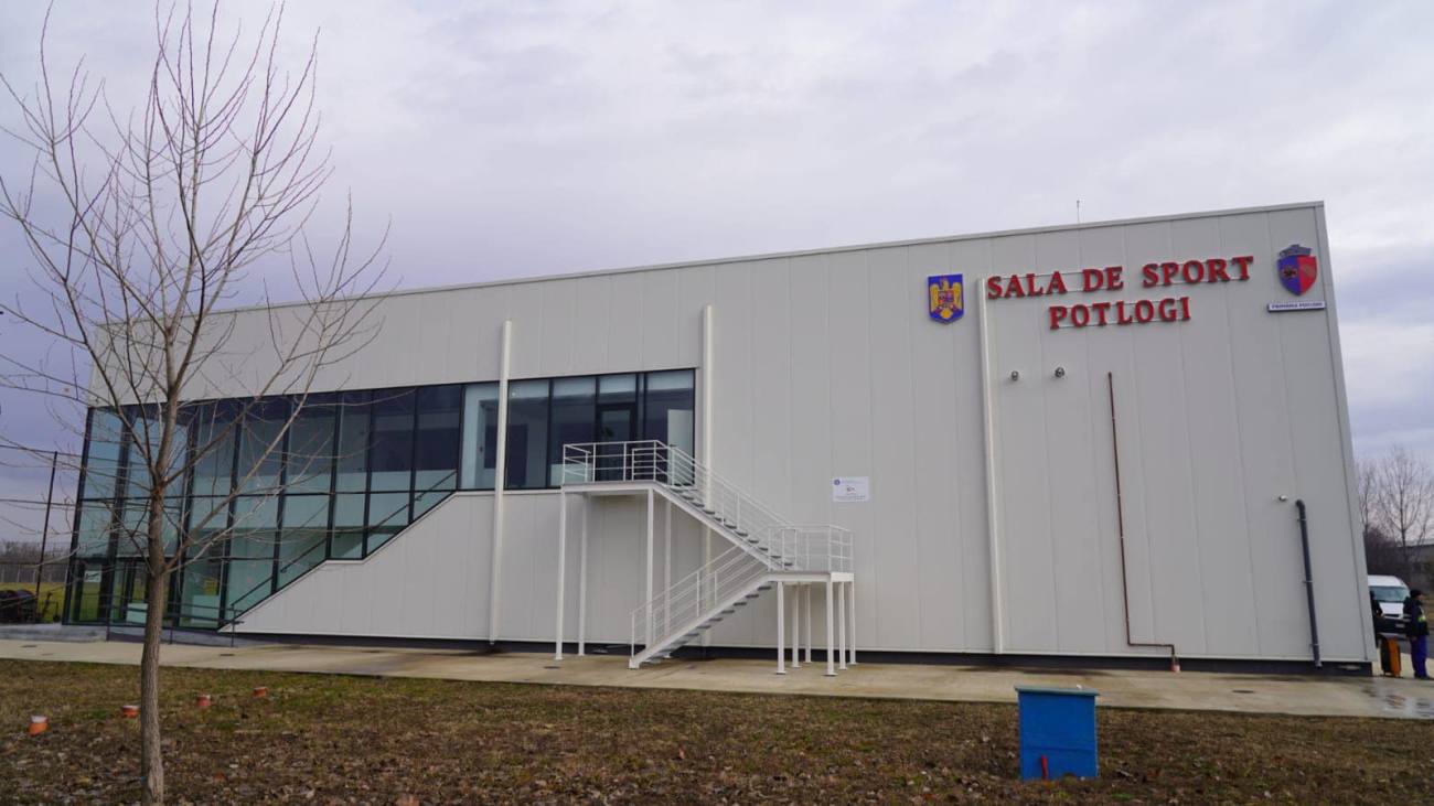 You are currently viewing Sală de sport modernă, inaugurată, astăzi, la Potlogi