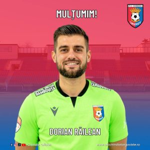 Read more about the article Chindia Târgoviște s-a despărțit de alți patru jucători. Portarul Dorian Răilean a ajuns la Dinamo București