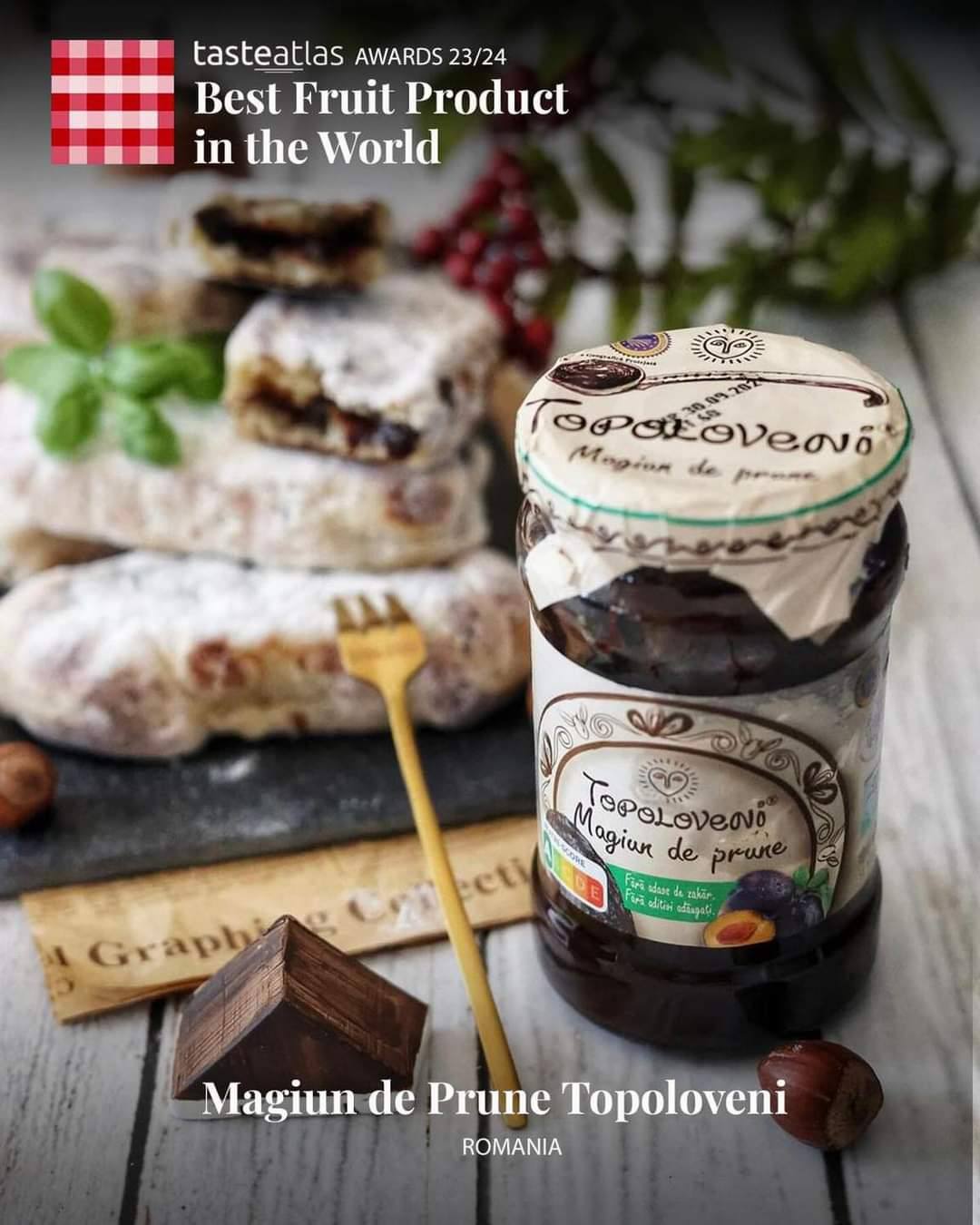 You are currently viewing Magiunul de prune Topoloveni – locul 1 pentru cel mai bun produs din fructe din lume în anul 2023