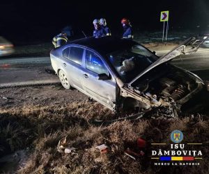 Read more about the article Accident rutier la Dragomirești! Din fericire, fără victime!
