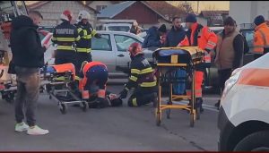 Read more about the article Accident rutier în Târgoviște, zona Prepeleac! Două persoane sunt rănite!