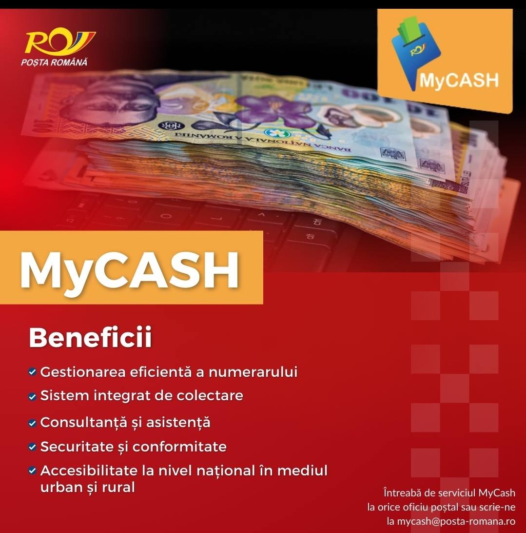 You are currently viewing MyCash – un nou serviciu pentru depunerea numerarului, lansat de  Poșta Română pentru persoanele juridice