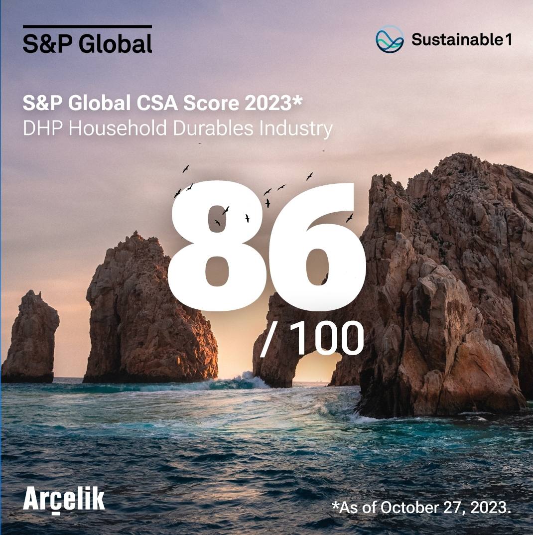 You are currently viewing S&P Global: Arçelik, grupul din care face parte compania Arctic, obține cel mai mare scor din industria de electrocasnice în ceea ce privește sustenabilitatea