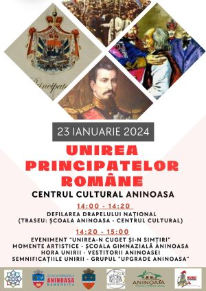 Read more about the article Program solemn pregătit de administrația din Aninoasa, pentru a marca „Mica Unire”