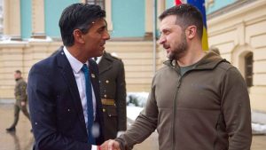 Read more about the article Rishi Sunak, aflat la Kiev, a anunțat un ajutor militar consistent pentru Ucraina