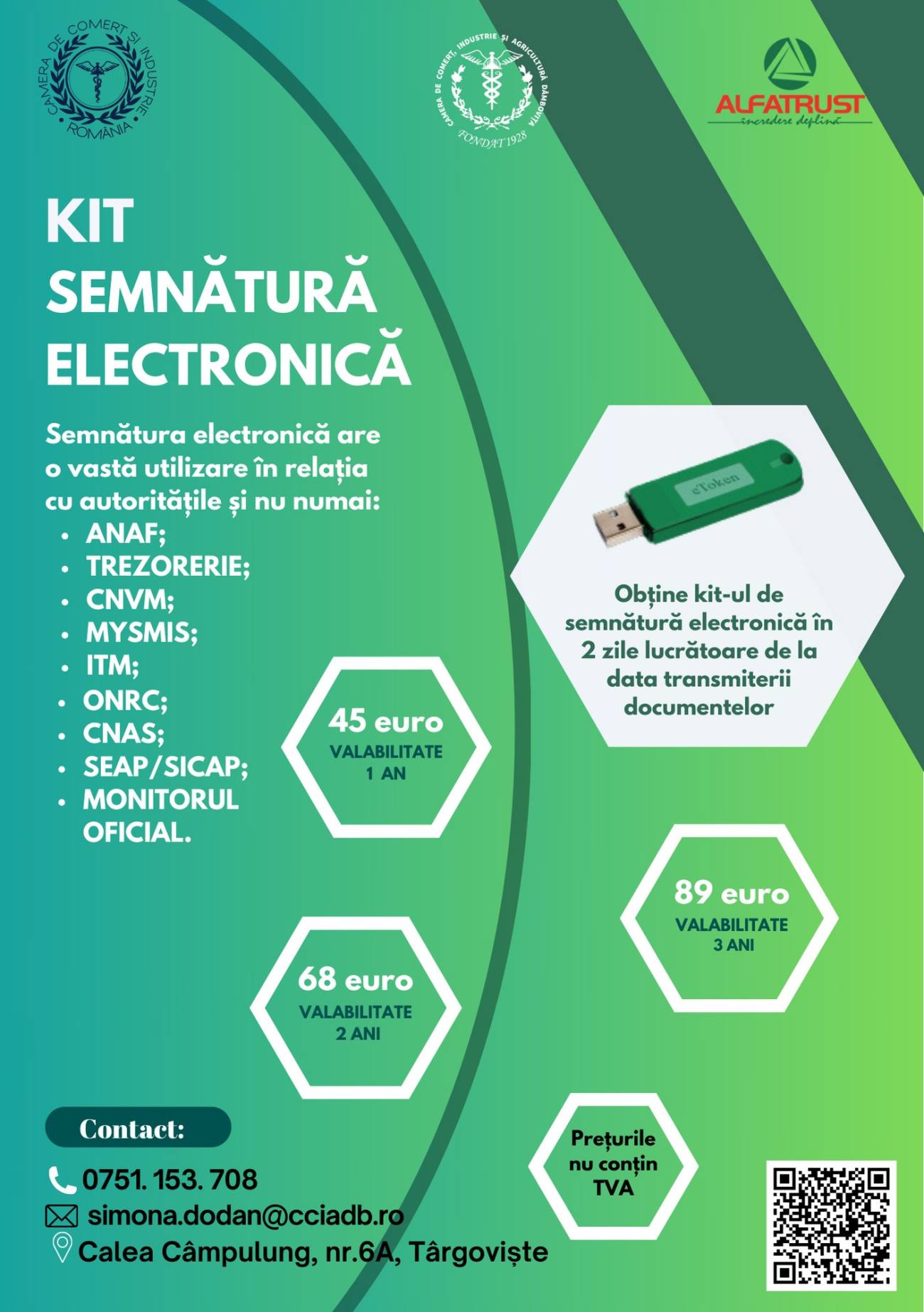 You are currently viewing CCIA Dâmbovița ajută antreprenorii să obțină kit-ul de semnătură electronică în 24 de ore