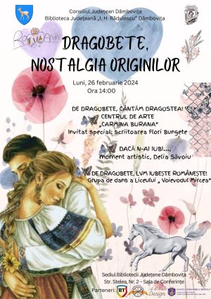 Read more about the article „Dragobete, nostalgia originilor” – Program artistic la Biblioteca Județeană „I. H. Rădulescu” Dâmbovița