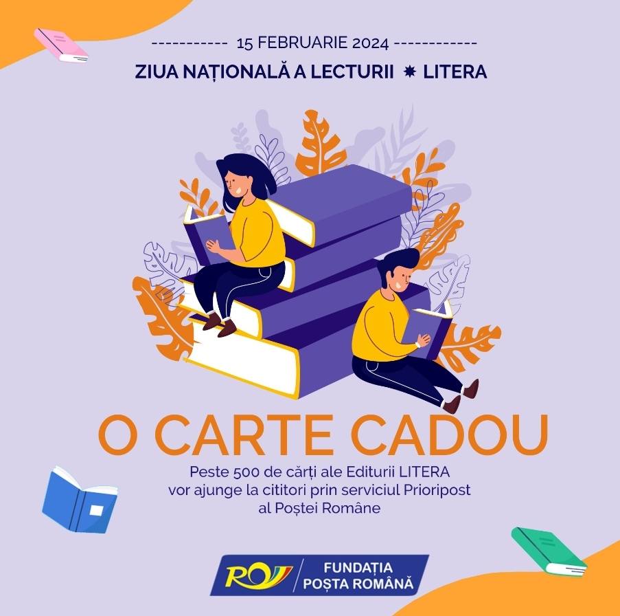 You are currently viewing Agenții curieri ai Poștei Române au contribuit astăzi la proiectul ”Curierii Culturii – citește și dă mai departe”.