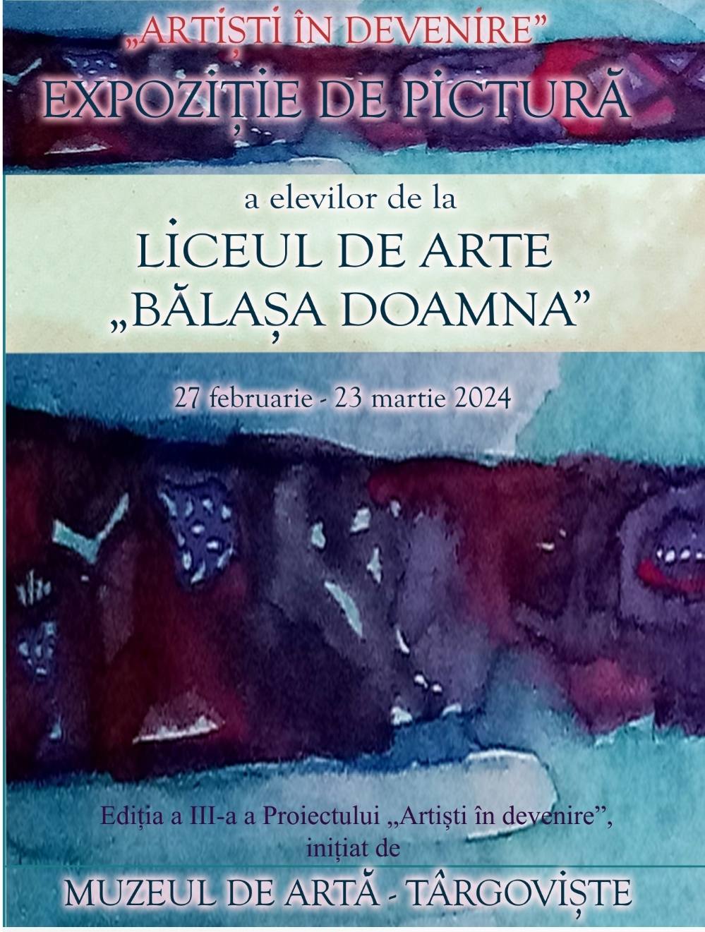 You are currently viewing „Artiști în devenire”, ediția a III-a, Târgoviște, 2024