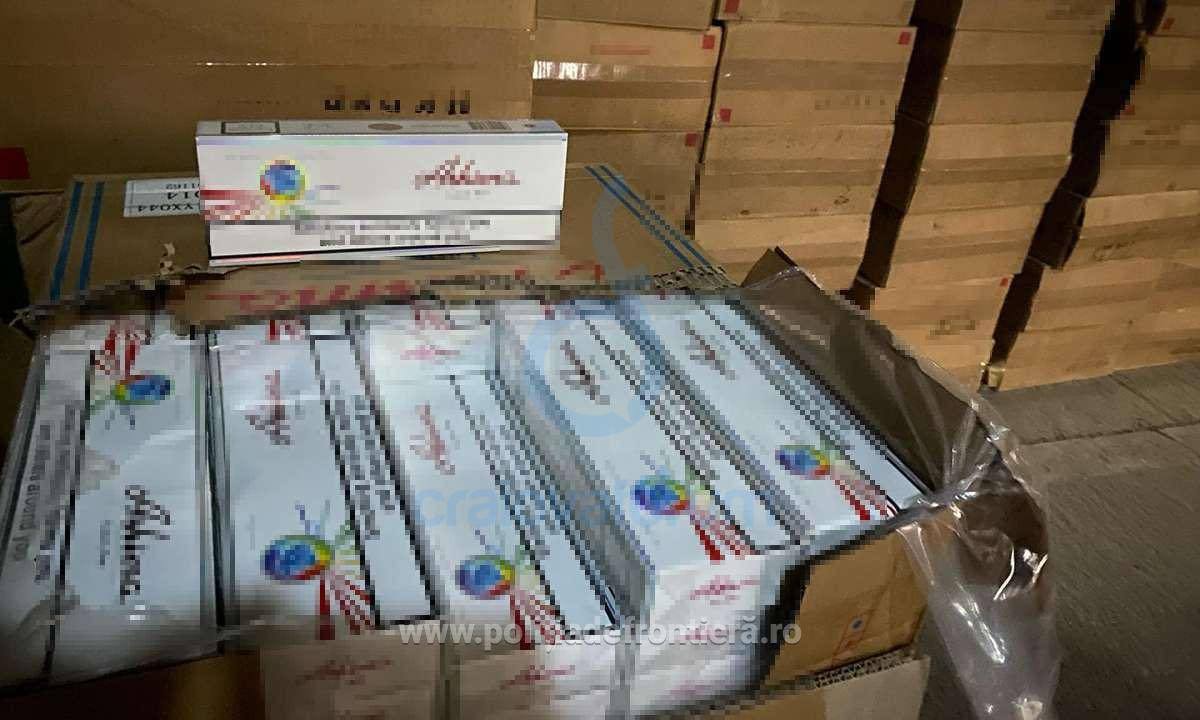 You are currently viewing Aproximativ 5 milioane de ţigarete descoperite într-un TIR în Vama Bechet