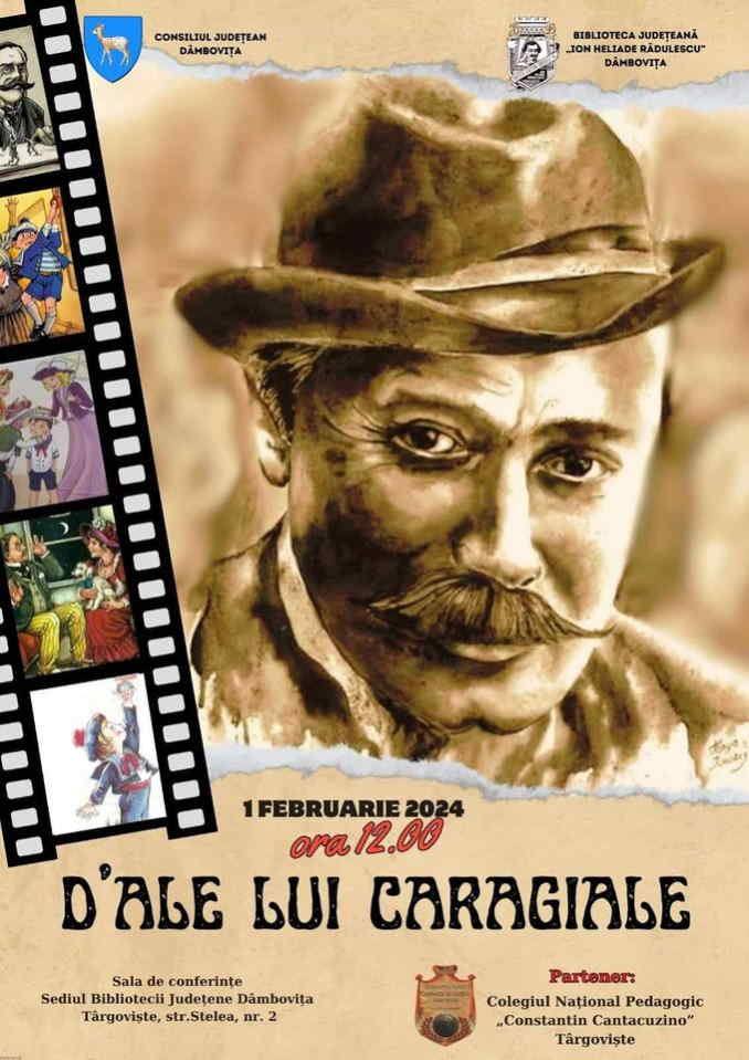 You are currently viewing „D-ale lui Caragiale”, astăzi, la Biblioteca Județeană din Târgoviște