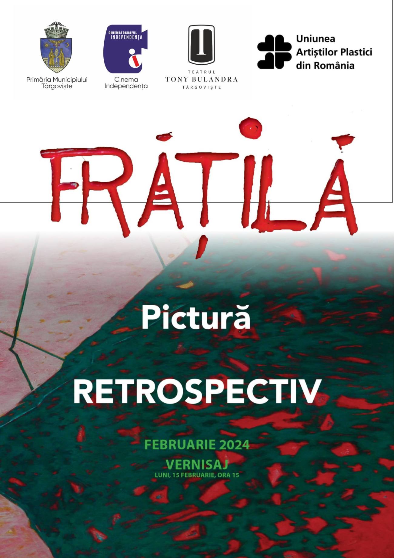 You are currently viewing Vernisaj, pe 14 februarie, în foaierul Cinema Independența