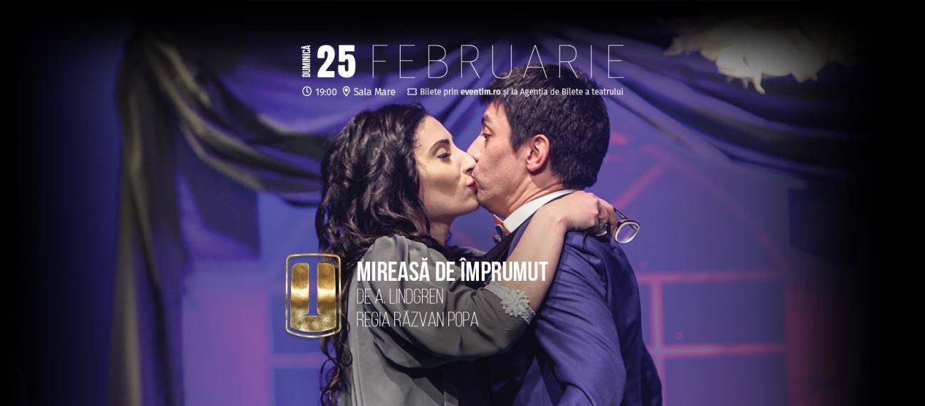 You are currently viewing „Mireasă de împrumut”, diseară, la Teatrul Tony Bulandra, din Târgoviște