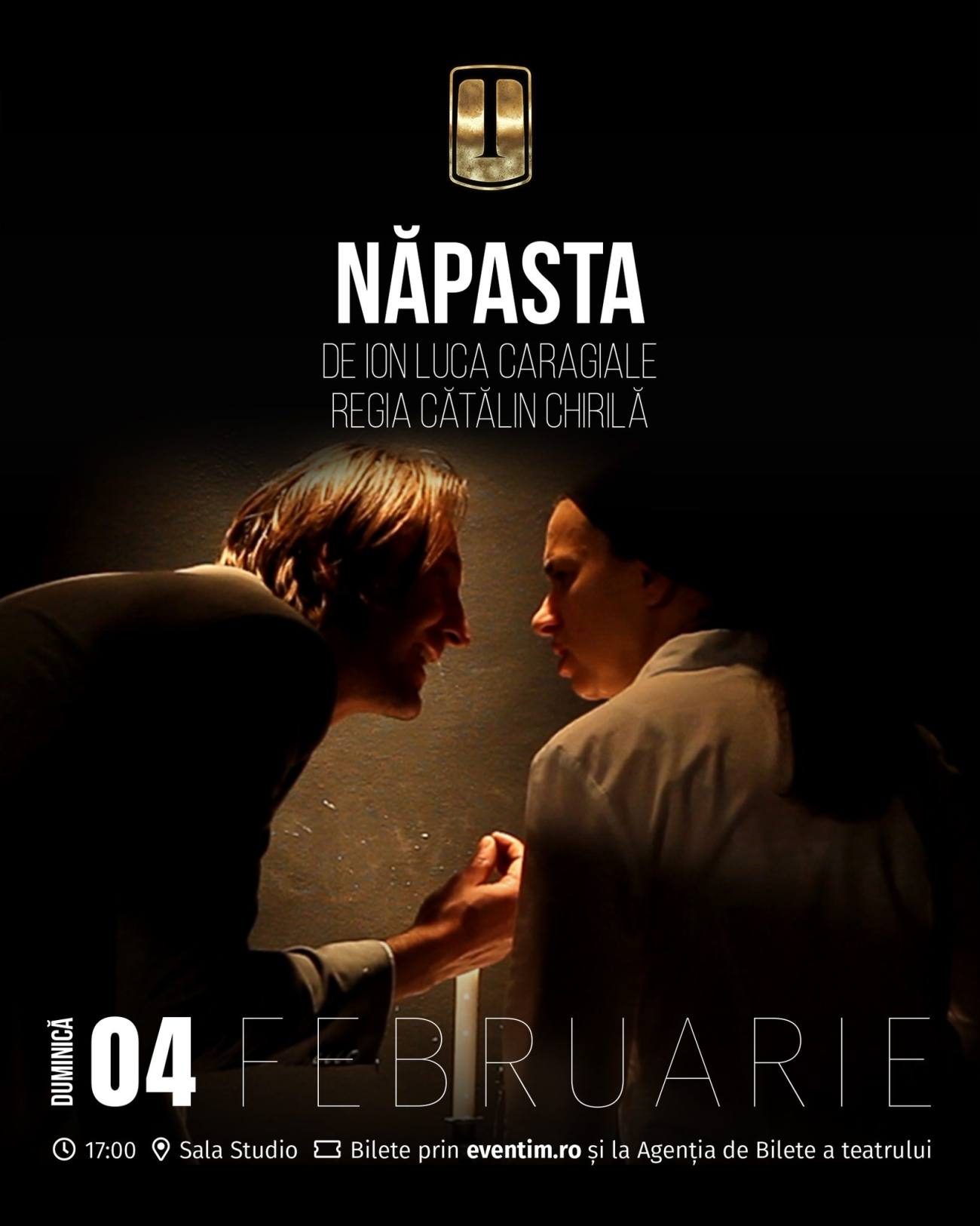 You are currently viewing Năpasta, mâine seară, la Teatrul Tony Bulandra din Târgoviște