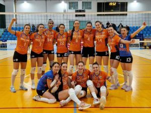 Read more about the article Voleibalistele de la CSM Târgoviște, victorioase în ultima etapă a sezonului regular al Diviziei A1