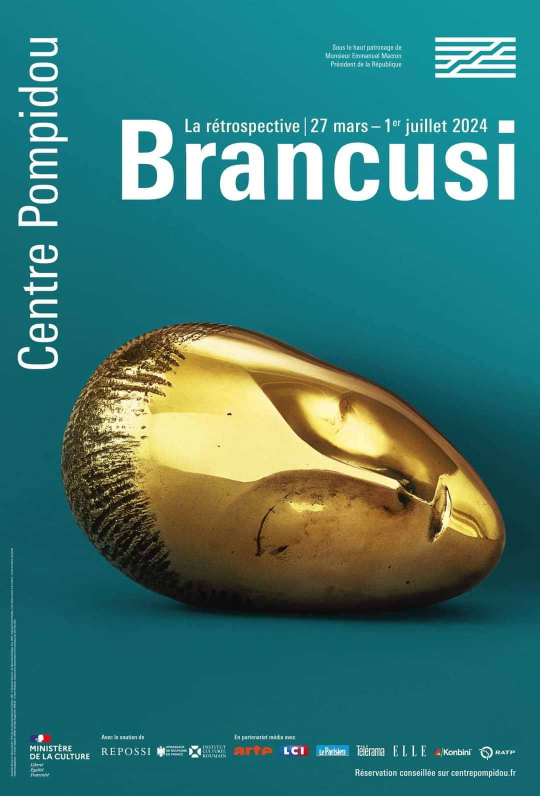 You are currently viewing Cea mai mare expoziție dedicată operei lui Constantin Brâncuși are loc la Centrul Pompidou din Paris