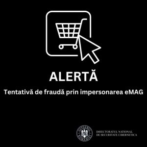 Read more about the article Tentative de fraudă de tip phishing prin folosirea identității vizuale a companiei Emag
