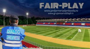 Read more about the article MĂSURI DE ORDINE PUBLICĂ  LA MECIUL INTERNAȚIONAL DE FOTBAL ROMÂNIA U20 – ITALIA U20   