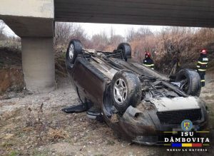 Read more about the article Accident rutier la I. L. Caragiale! Un autoturism s-a răsturnat! Din fericire, nu sunt victime!