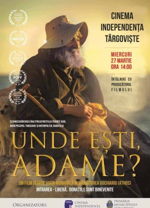 Read more about the article ”Unde ești, Adame?” – un film religios, cu multiple aprecieri, va rula miercuri, 27 martie 2024, la Târgoviște