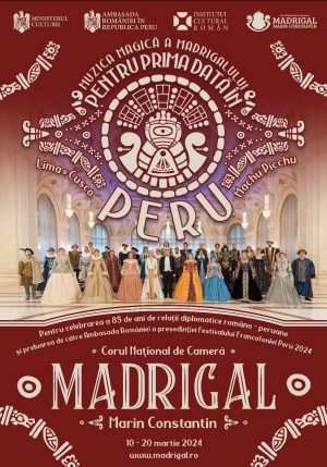 Read more about the article Corul Madrigal susține în premieră un turneu în Perú