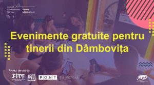 Read more about the article Fundația Județeană pentru Tineret Dâmbovița anunță seria de evenimente dedicată tinerilor și organizațiilor neguvernamentale de/pentru tineret