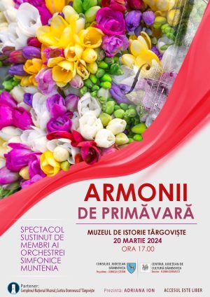 Read more about the article „Armonii de primăvară” – Concert susținut de artiști ai Orchestrei Simfonice „Muntenia”