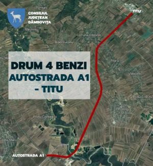 Read more about the article Un drum cu patru benzi, de mare viteză va lega Autostrada A1 de orașul Titu