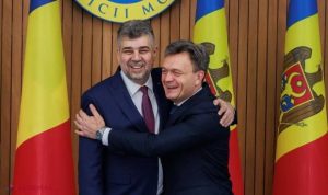 Read more about the article Premierul Republicii Moldova, primit la Palatul Victoria de Marcel Ciolacu