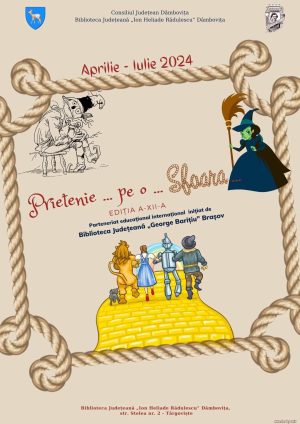 Read more about the article Biblioteca Județeană Dâmbovița participă la Parteneriatul Educațional Național „Prietenie …pe o… sfoară…”, inițiat de Biblioteca Județeană „George Barițiu” Brașov