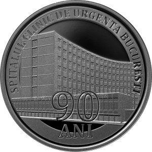 Read more about the article BNR lansează în circuitul numismatic o monedă din argint cu tema „90 de ani de la înființarea Spitalului Clinic de Urgență București”