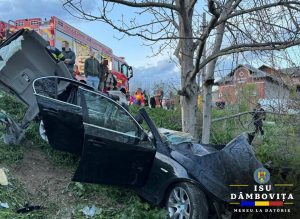 Read more about the article Patru persoane au fost rănite într-un accident grav, la Bucșani