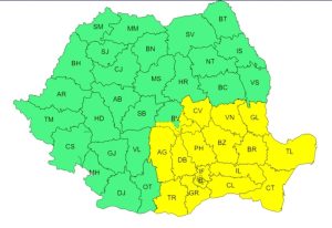 Read more about the article Județul Dâmbovița, sub atenționare meteo COD GALBEN, de instabilitate atmosferică accentuată!